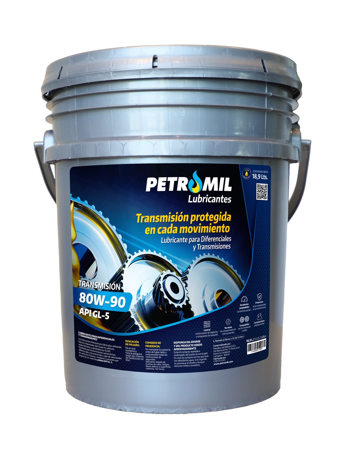 Petromil Transmisiones SAE 80W-90 API GL-5