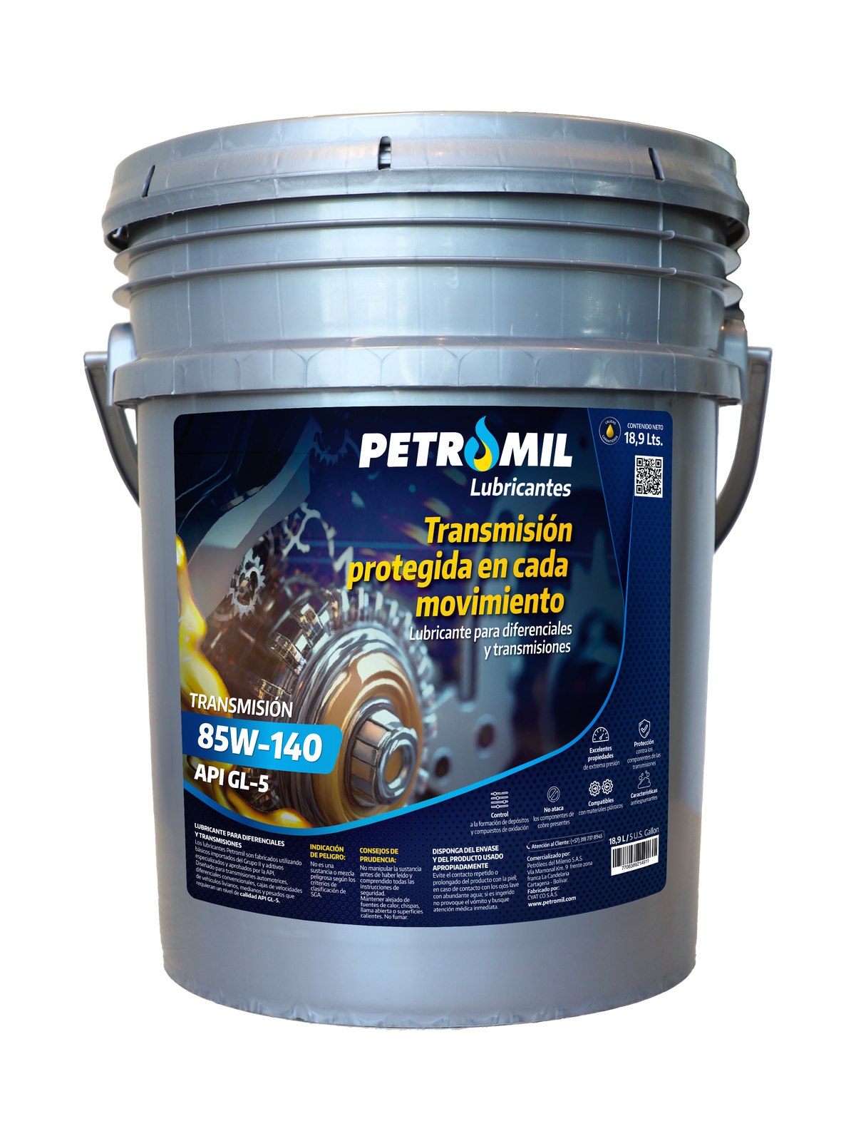 Petromil Transmisiones SAE 85W-140 API GL-5